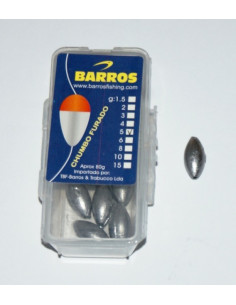 Chumbo Furado Barros (oval) 5gr